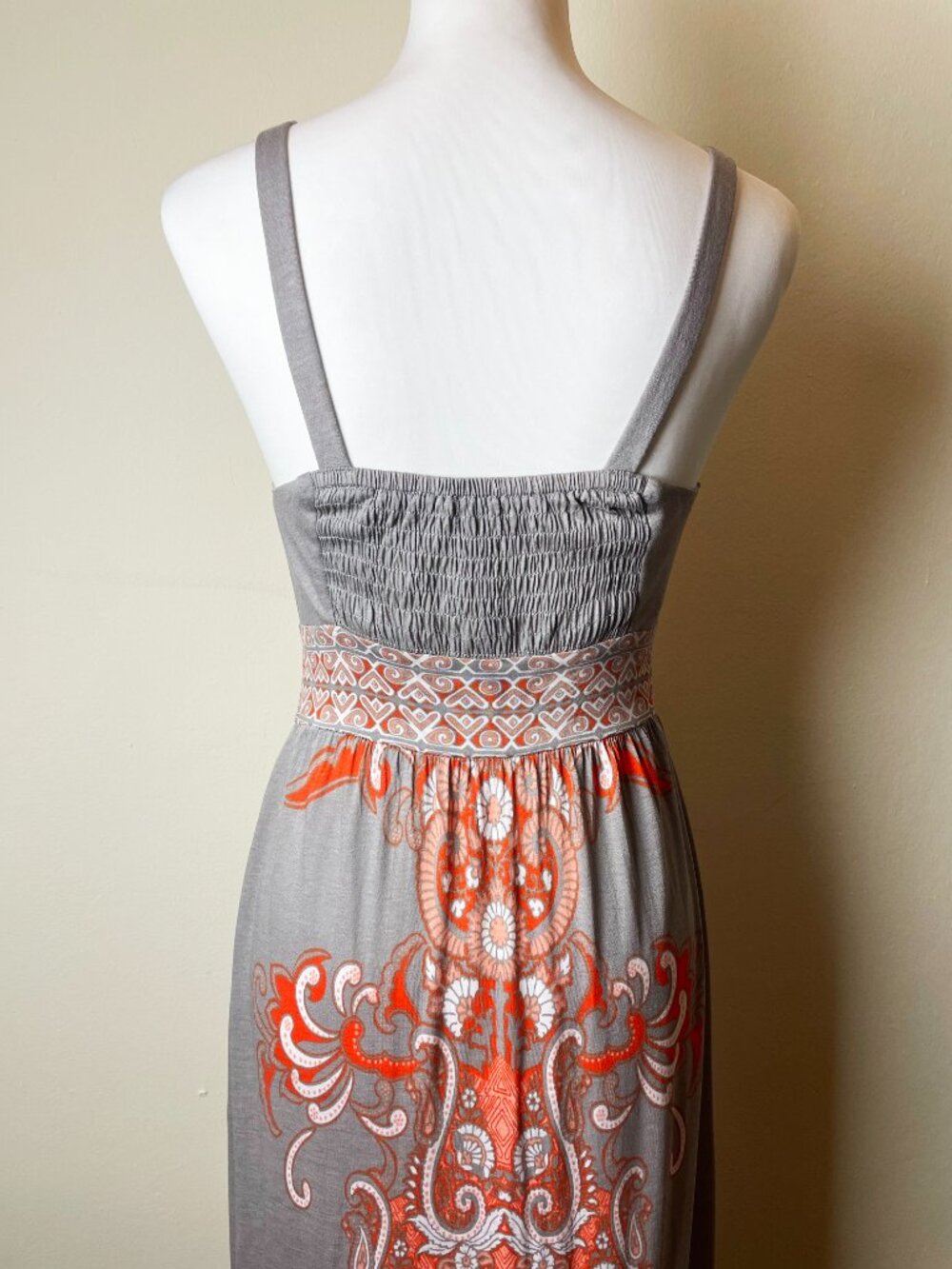 INC International Concepts Paisley Print Boho V-Neck Maxi Dress Size Small | EUC - Picture 6 of 11